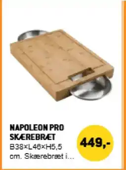 XL-BYG Napoleon pro skærebræt tilbud