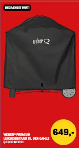 XL-BYG Weber premium luksusbetræk til den gamle Q3200 model tilbud