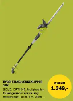 XL-BYG Ryobi stanghækkeklipper 18v tilbud
