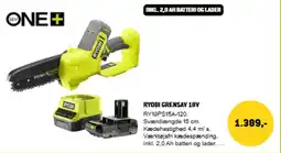 XL-BYG Ryobi grensav 18v tilbud