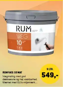 XL-BYG Rum væg 10 mat tilbud