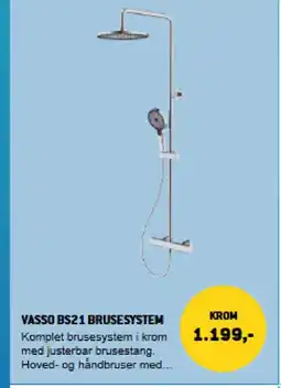 XL-BYG Vasso BS21 brusesystem tilbud