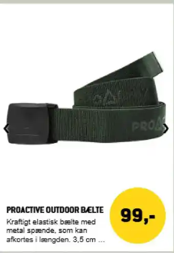 XL-BYG Proactive outdoor bælte tilbud