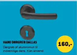 XL-BYG Habo dørgreb dallas tilbud