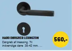 XL-BYG Habo dørgreb lexington tilbud