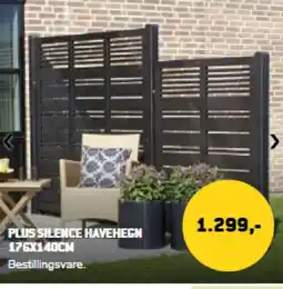 XL-BYG Plus silence havehegn tilbud