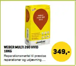 XL-BYG Weber multi 280 hvid tilbud