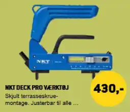 XL-BYG NKT Deck pro værktøj tilbud