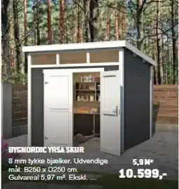 XL-BYG Bygnordic Yrsa skur tilbud