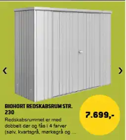 XL-BYG Biohort redskabsrum str. 230 tilbud