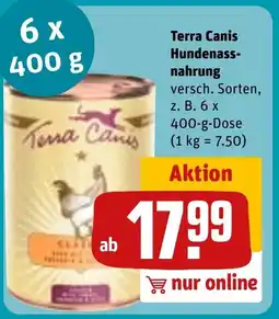 REWE DE Terra Canis Hundenass- nahrung tilbud