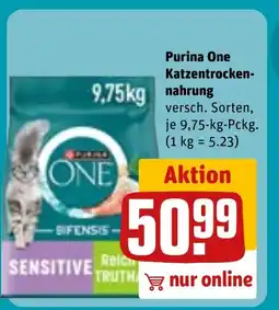 REWE DE Purina One Katzentrocken- nahrung tilbud