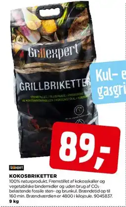jem & fix Grillbriketter (kokos) tilbud