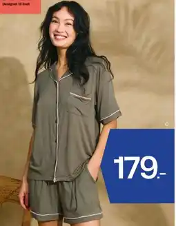 Bilka Short-sleeve pyjama set (top & shorts) tilbud