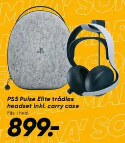 Bilka PS5 Pulse Elite trådløs headset tilbud