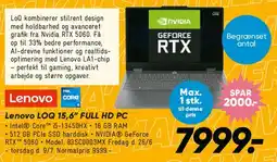 Bilka Lenovo 15.6 Full HD laptop tilbud