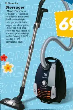Bilka Støvsuger (Powerforce) tilbud