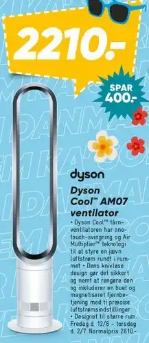 Bilka Cool AM07 ventilator tilbud