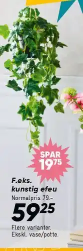 Bilka Kunstige blomster - udvalg tilbud