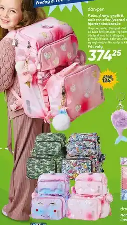Bilka dan-pen skoletaske tilbud