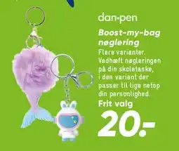 Bilka Boost-my-bag nøgle-/nøglering tilbud