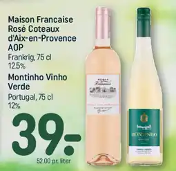 REMA 1000 Maison Francaise Rosé / Montinho Vinho Verde tilbud