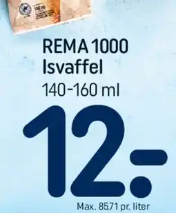 REMA 1000 Isvaffel tilbud