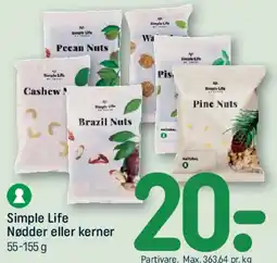 REMA 1000 Simple Life nødder og kerner tilbud