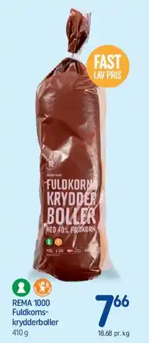 REMA 1000 Fuldkorn krydderboller tilbud