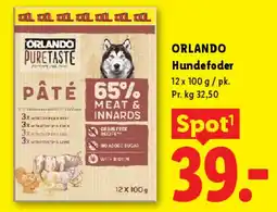 Lidl Orlando Hundefoder (Paté) tilbud