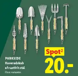 Lidl PARKSIDE Haveredskab (rustfrit stål) tilbud