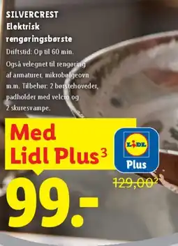 Lidl SILVERCREST Elektrisk rengøringsbørste (Lidl Plus tilbud) tilbud