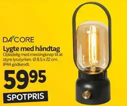 Din Isenkræmmer Lygte med håndtag tilbud