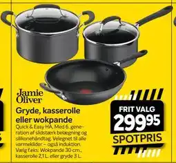 Din Isenkræmmer Jamie Oliver Gryde, kasserolle eller wokpande tilbud