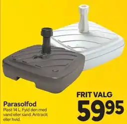 Din Isenkræmmer Parasolfod tilbud