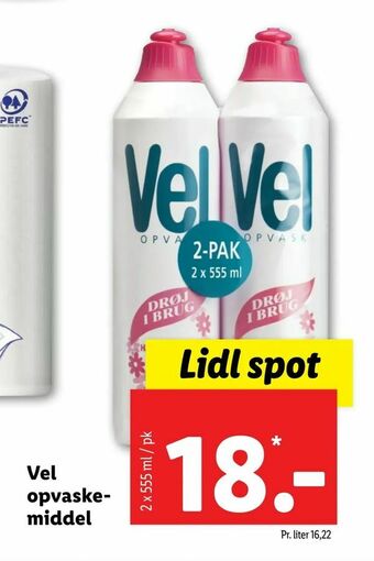 Let-Køb Vel opvaskemiddel tilbud