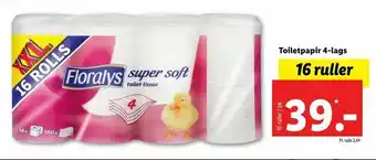 Let-Køb Toiletpapir 4-lags tilbud