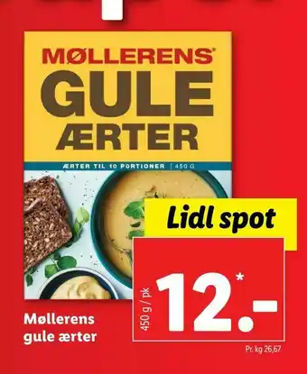 Møllerens gule ærter