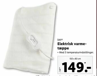 Let-Køb Elektrisk varmetæppe tilbud