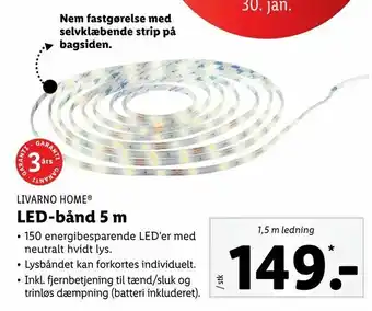 Let-Køb LED-bånd 5 m tilbud
