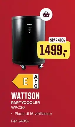 Skousen Wattson partycooler tilbud