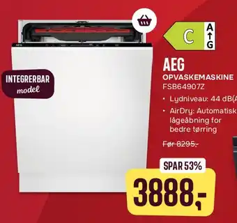 Skousen AEG opvaskemaskine tilbud