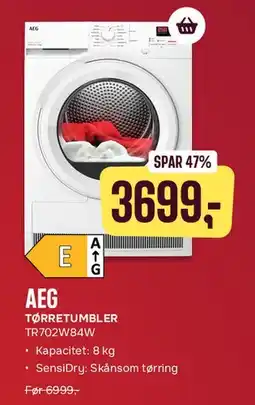 Skousen AEG tørretumbler tilbud