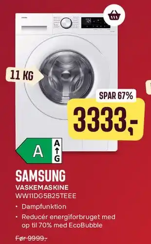 Skousen Samsung vaskemaskine tilbud