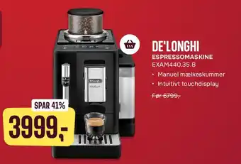 DE'LONGHI espressomaskine EXAM440.35.B