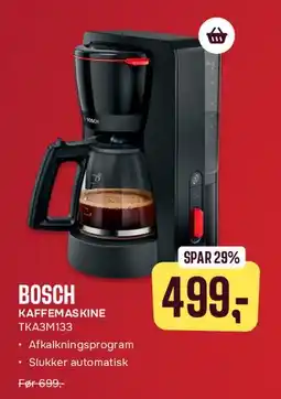 Skousen BOSCH kaffemaskine TK3AM133 tilbud