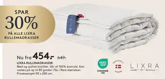 SENG LIXRA RULLEMADRASSER tilbud