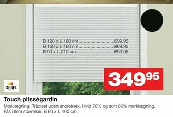 Bauhaus Touch plisségardin tilbud