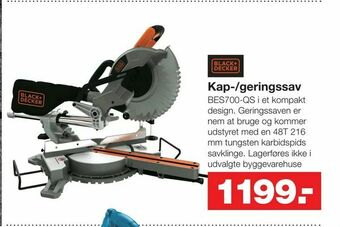 Kap-/geringssav