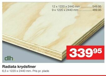 Bauhaus Radiata krydsfiner tilbud
